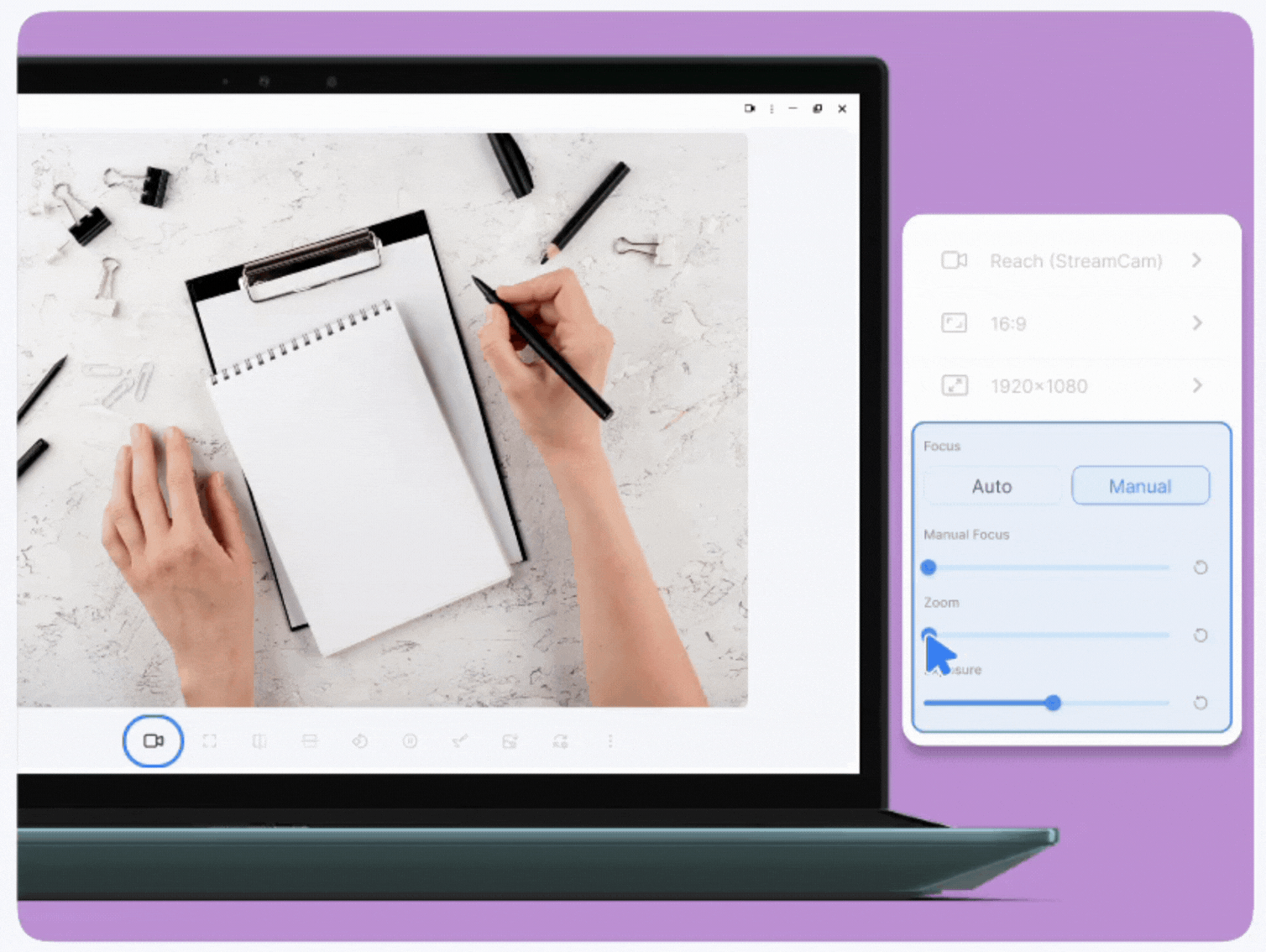 Unified Camera Controls demo animation